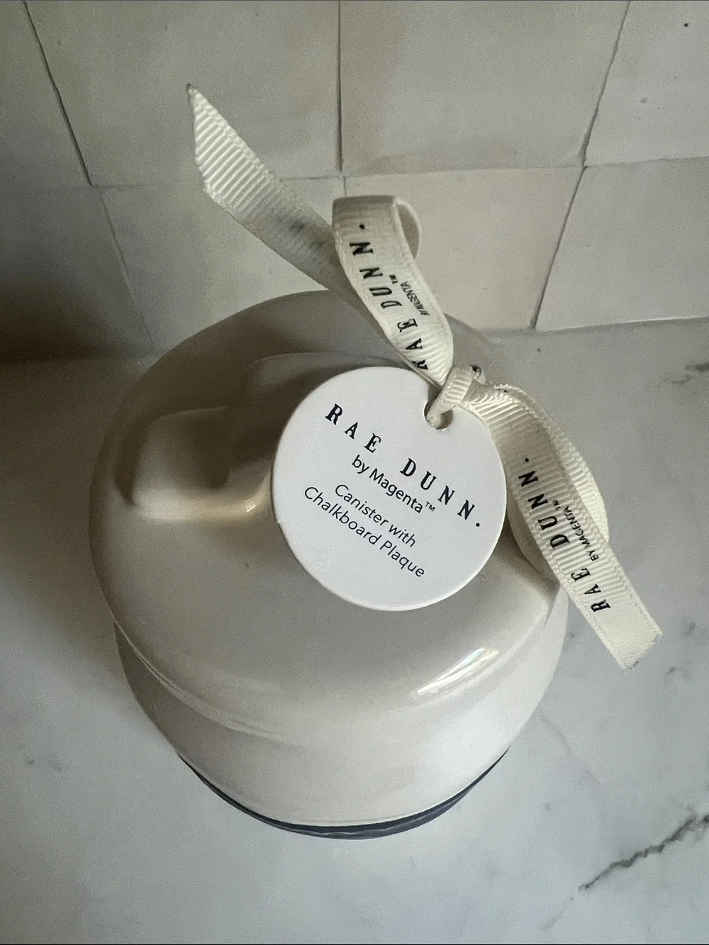 Rae Dunn Chalkboard Black And White Canister